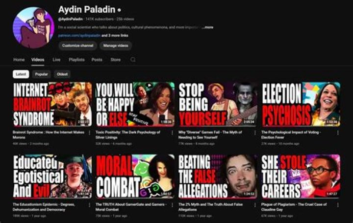 Aydin Paladin video statistics