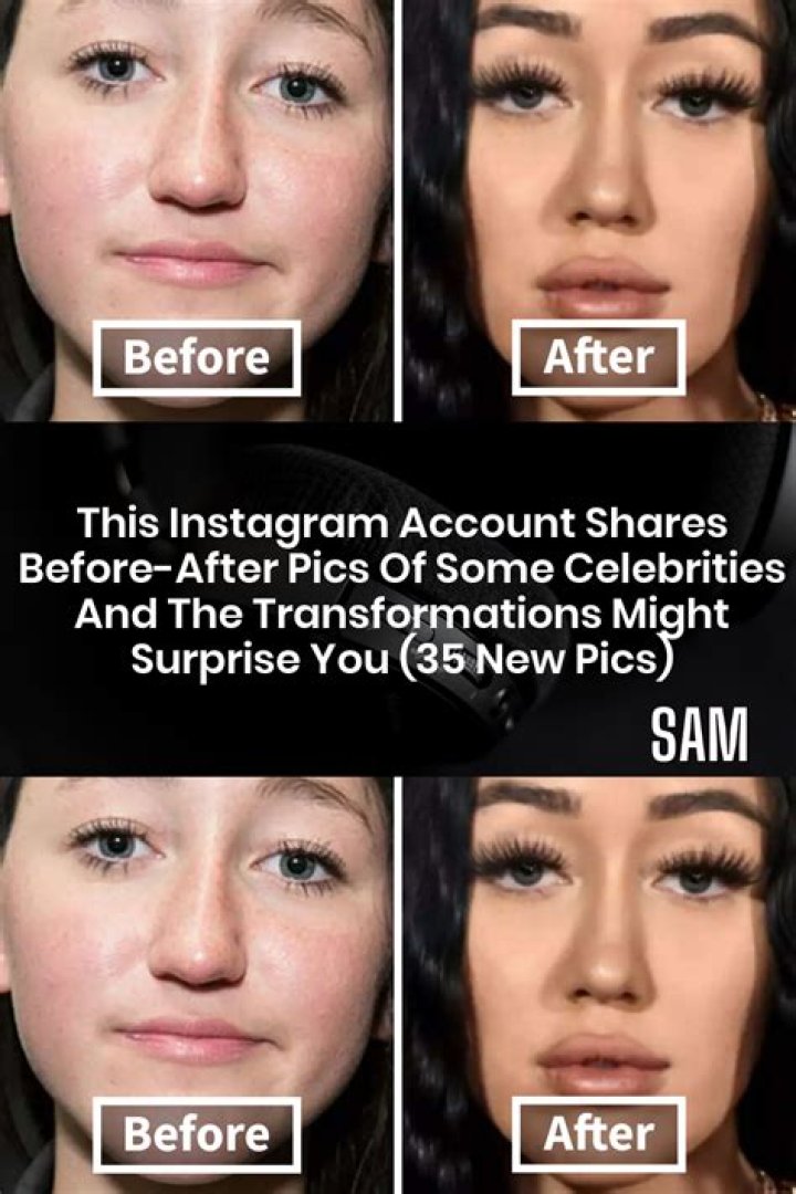 Before And After, Instagram's Younger Pictures!