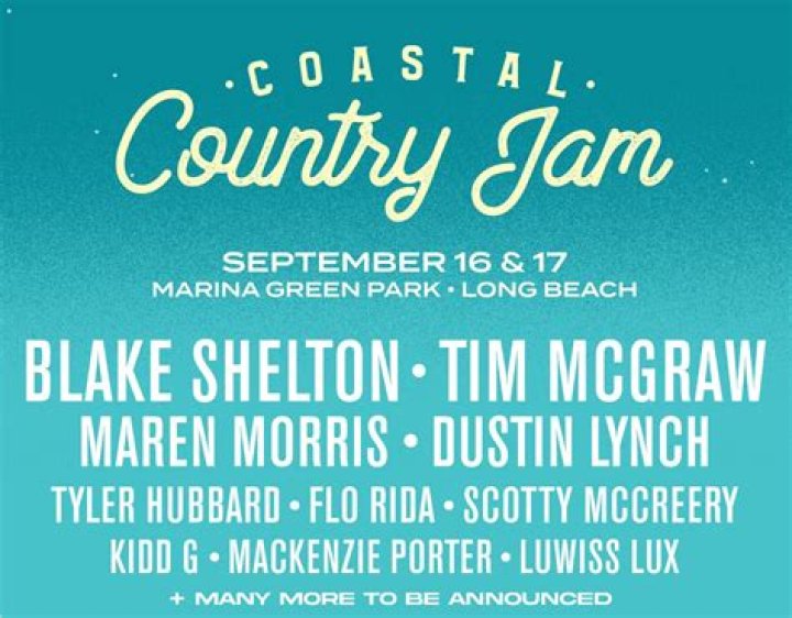 Blake Shelton and Tim McGraw Set to Headline Coastal Country Jam