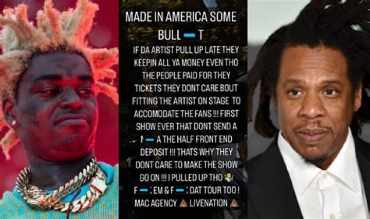 Kodak Black Banned From Performing at Jay-Z’s Made In America Festival Due to Lateness