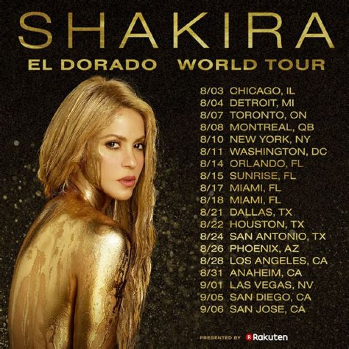 Shakira Postpones U.S. Segment Of ‘El Dorado’ Tour, Rescheduled Dates Announced