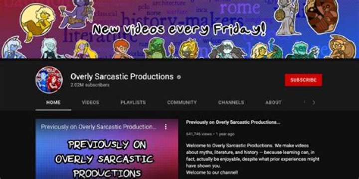 Similar Youtubers to Overly Sarcastic Productions